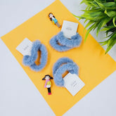 Soft Rubber Band Sky Blue 1 pair - EKAS0012